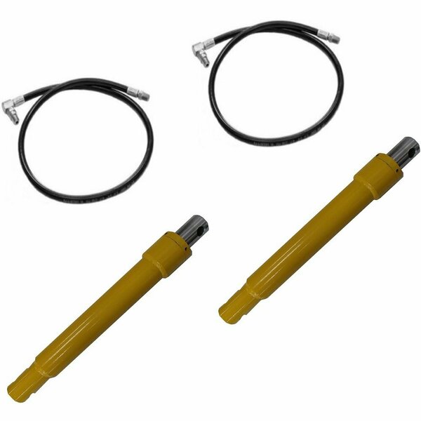 Aic Replacement Parts Two Snow Plow Angle Cylinder Rams & Hoses 1304005 21856 Fits Meyer STW60-0006RAMHOSE